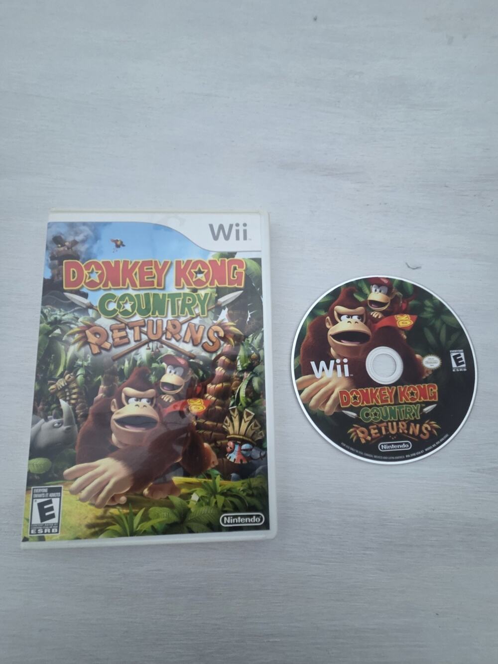 Donkey Kong Country Returns Wii Nintendo No Manual